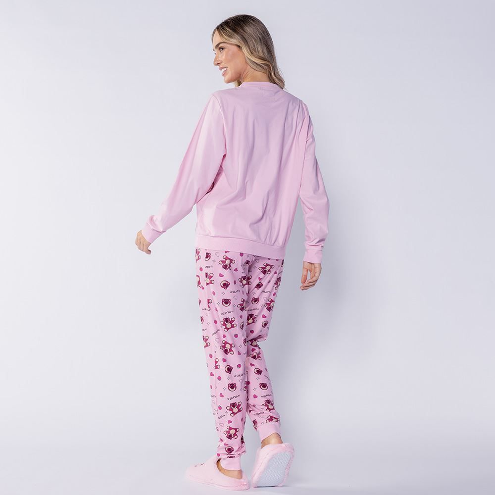 Pijama Feminino Longo Moletinho Toy Story Disney
