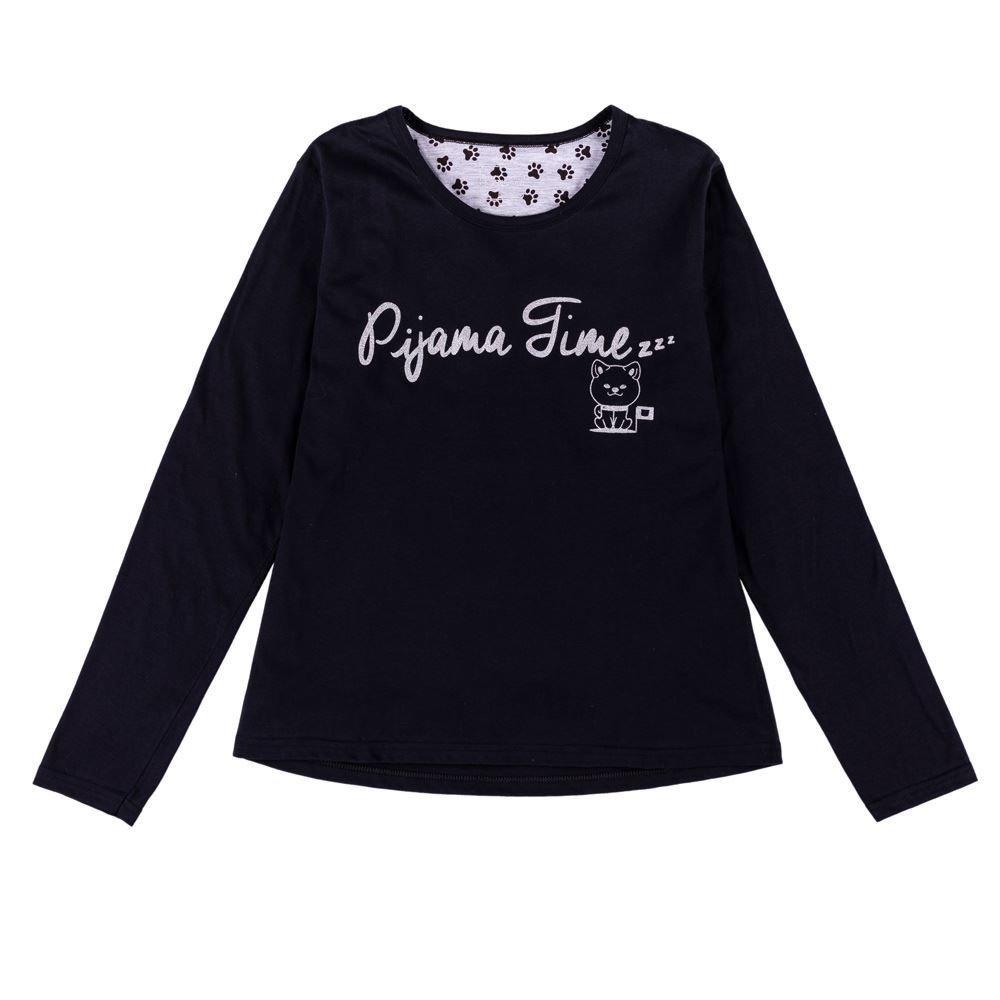 Pijama Feminino Longo Patinhas Holla