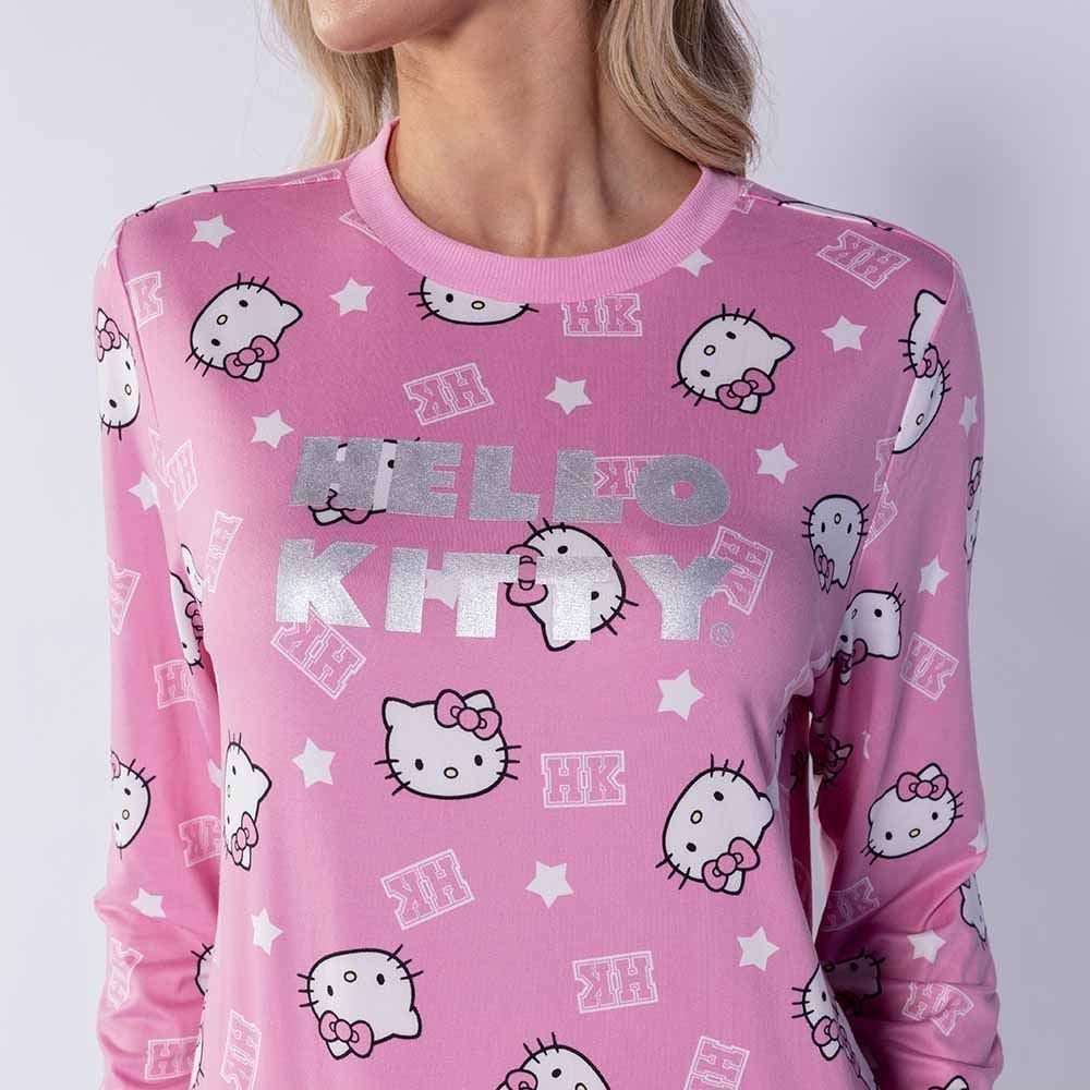 Pijama Feminino Longo Peletizado Sanrio