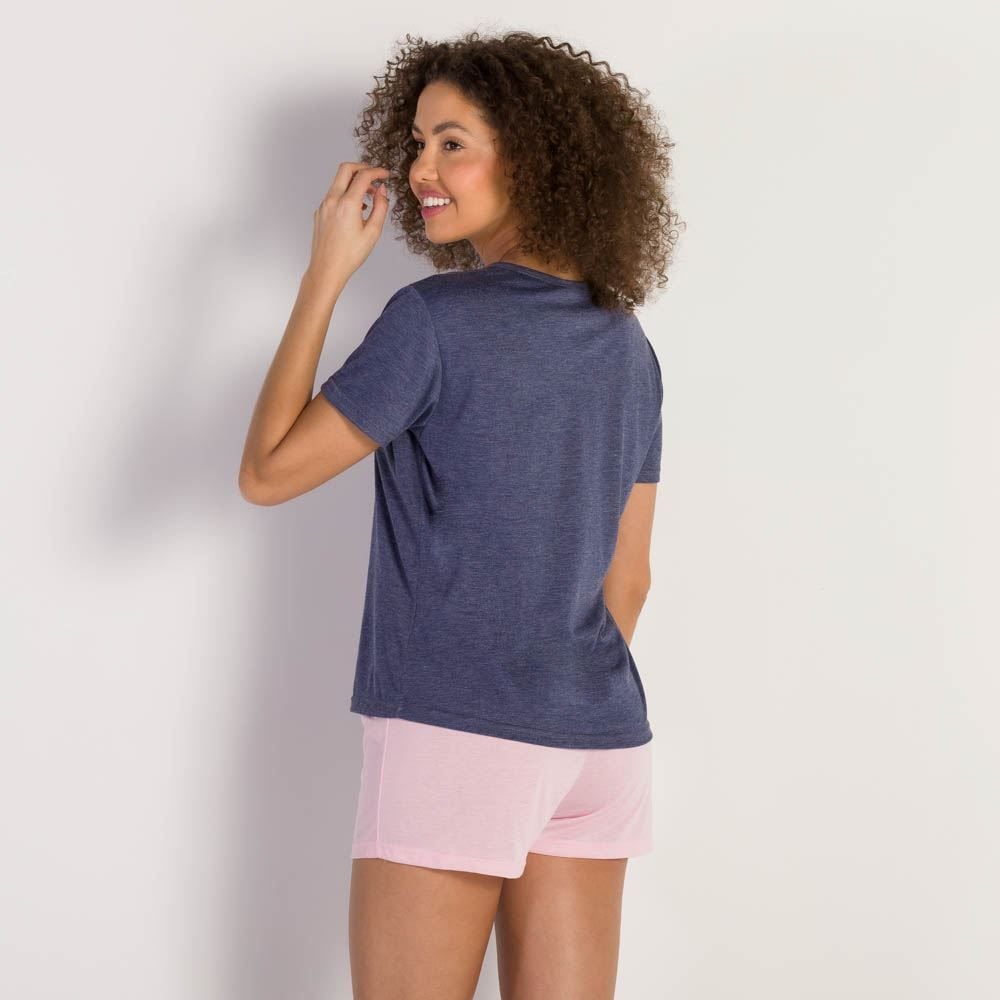 Pijama Feminino Malha More Love Holla