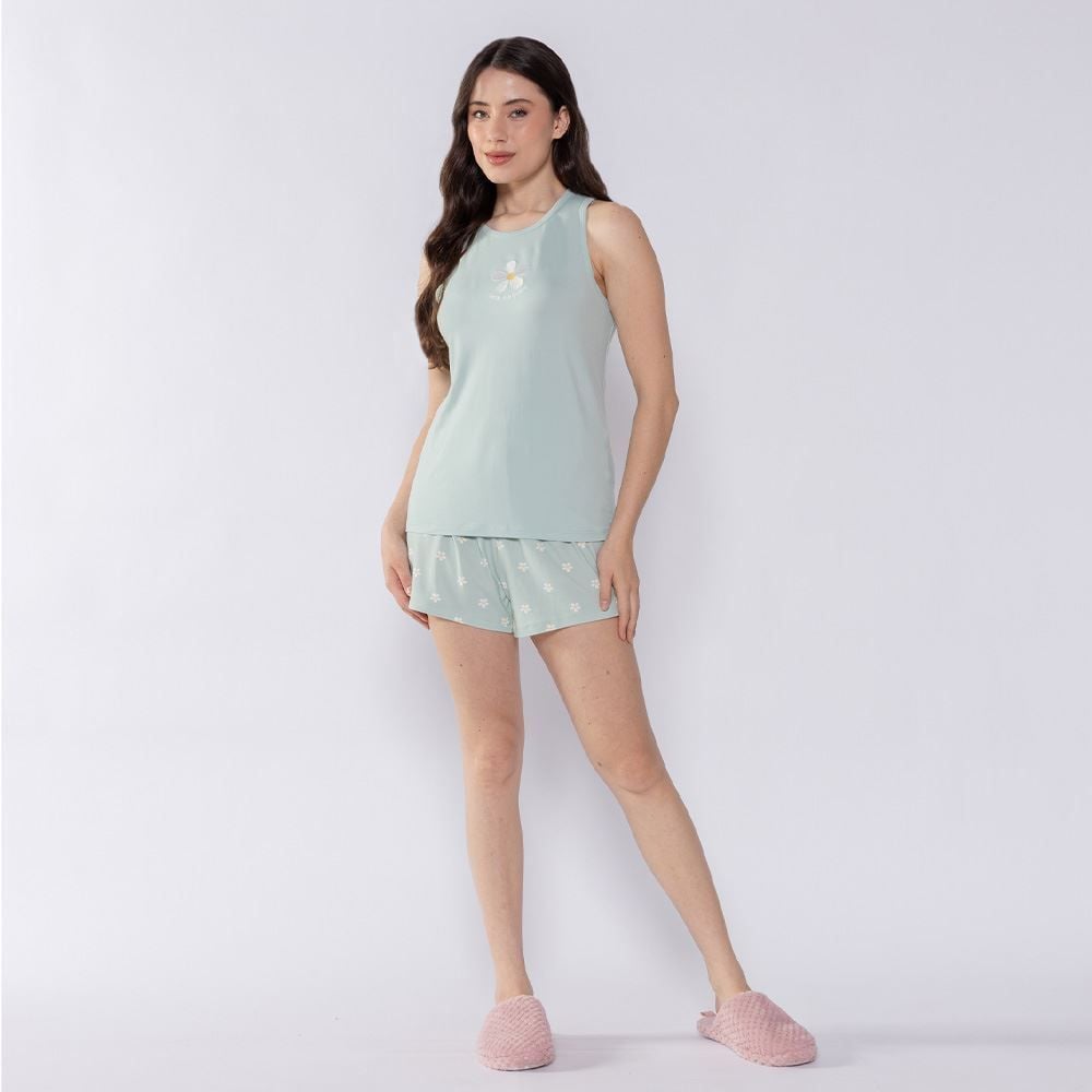 Pijama Feminino Regata Curto Camila Moretti