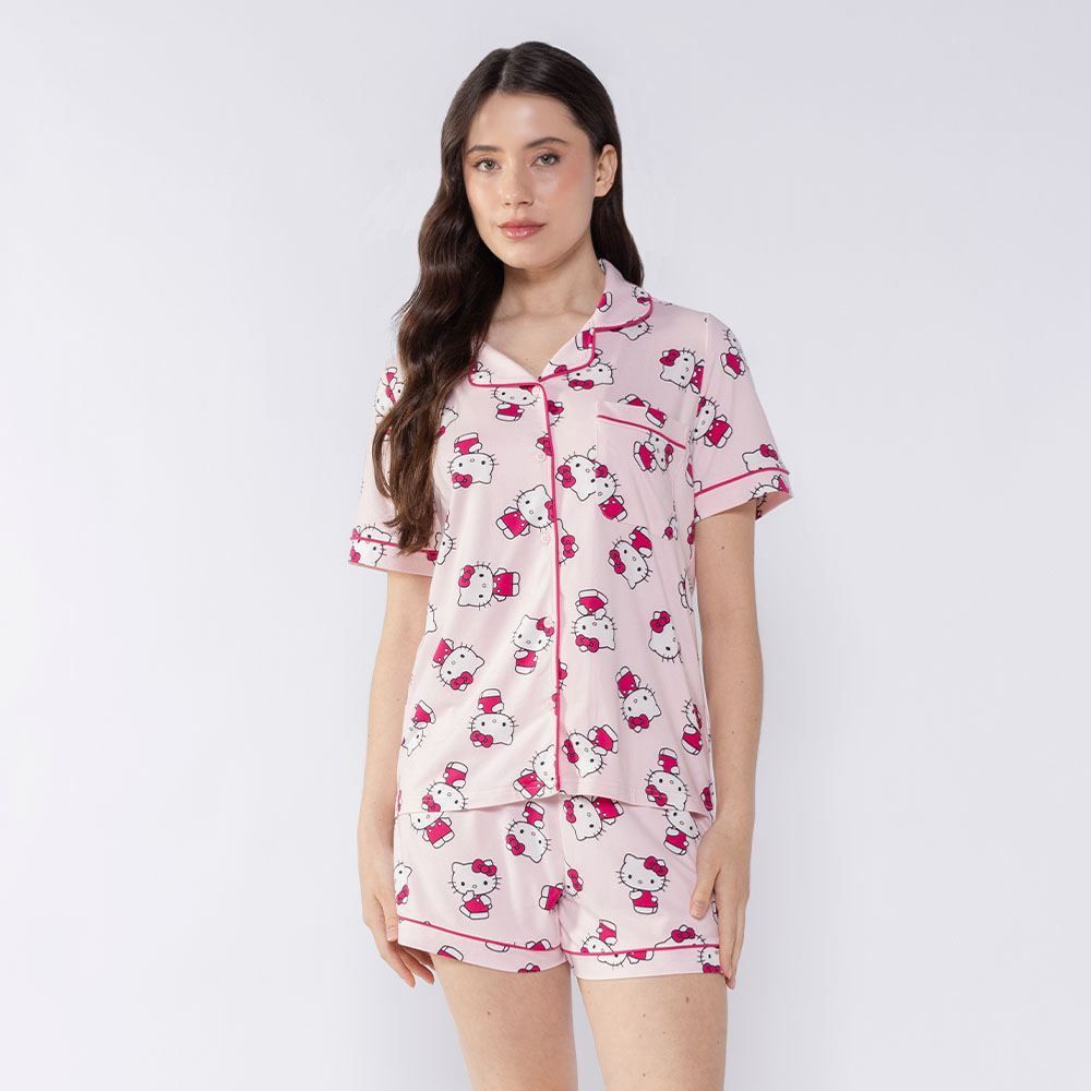 Pijama Hello Kitty Feminino Americano Sanrio