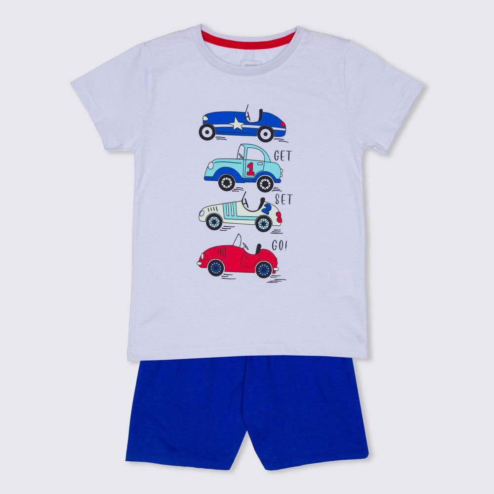 Pijama Infantil 4 a 10 Anos Carros Hot Dog