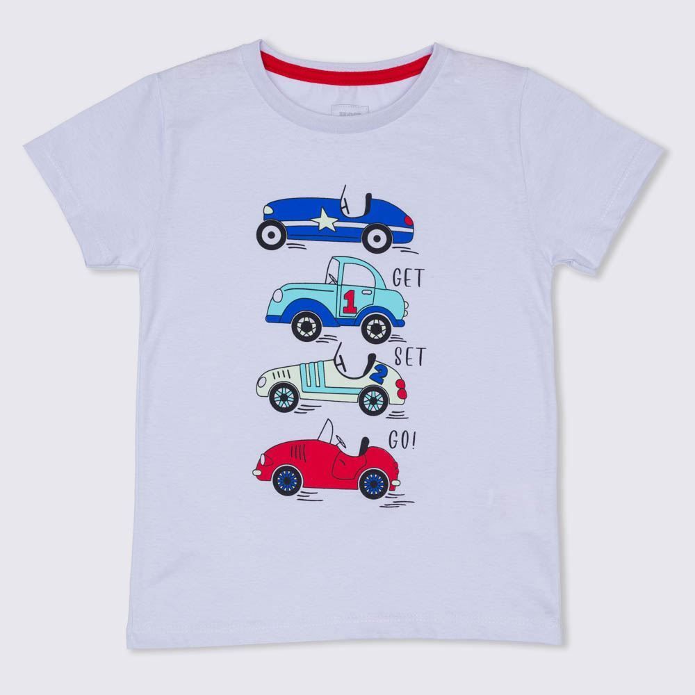 Pijama Infantil 4 a 10 Anos Carros Hot Dog