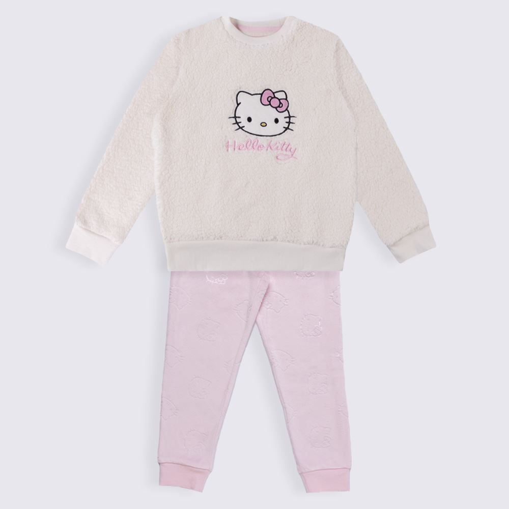 Pijama Infantil Menina 4 a 10 Anos Longo Em Sherpa Sanrio