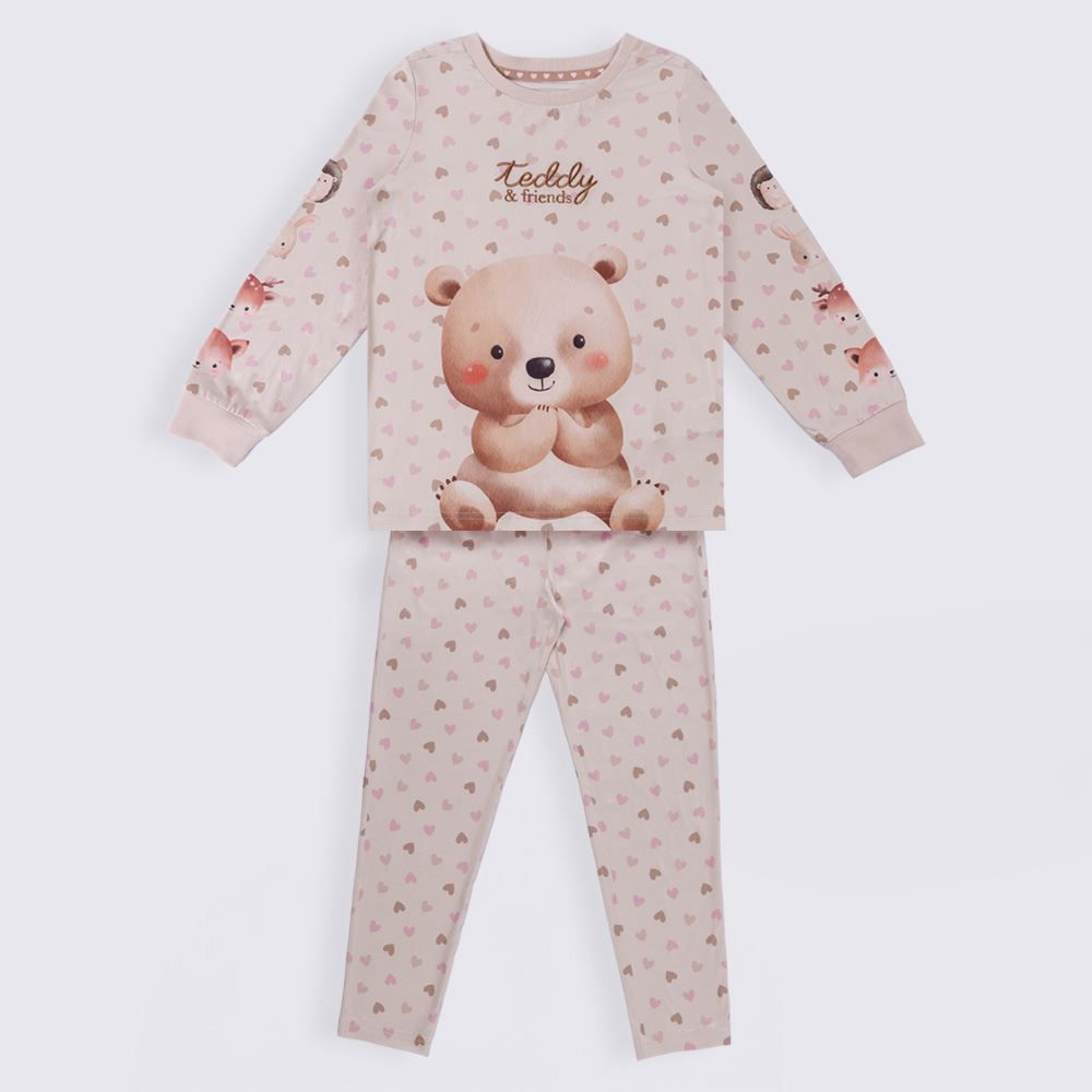 Pijama Infantil Menina 4 a 10 Anos Teddy Marmelada