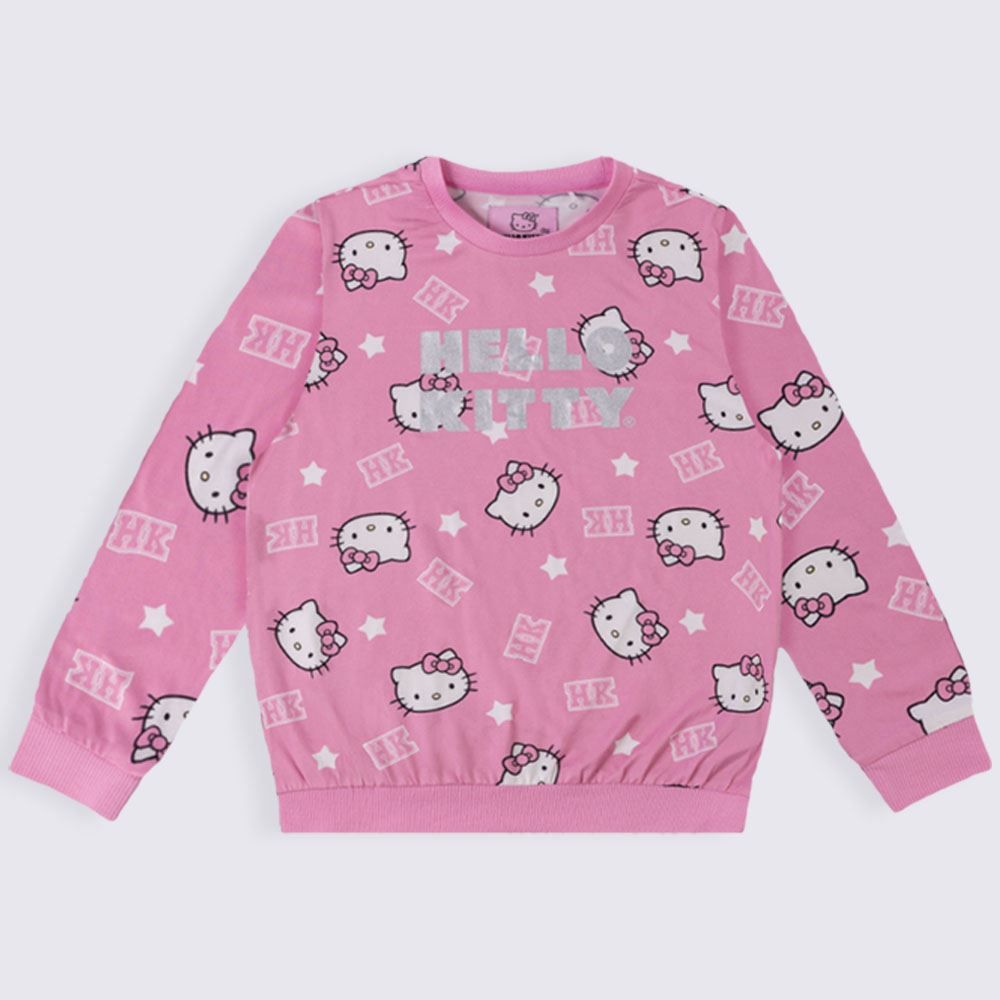 Pijama Infantil Menina 4 a 10 Anos Peletizado Sanrio
