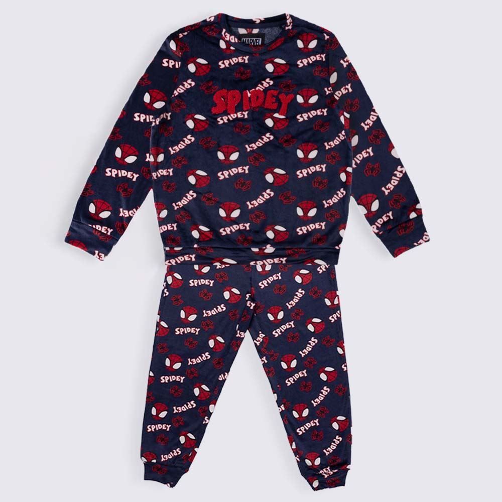 Pijama Infantil Menino 4 a 10 Anos Em Plush Marvel