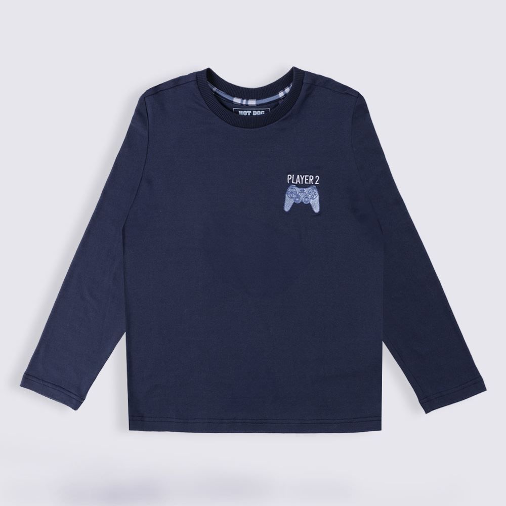 Pijama Infantil Menino 4 a 10 Anos Longo Peletizado Hot Dog