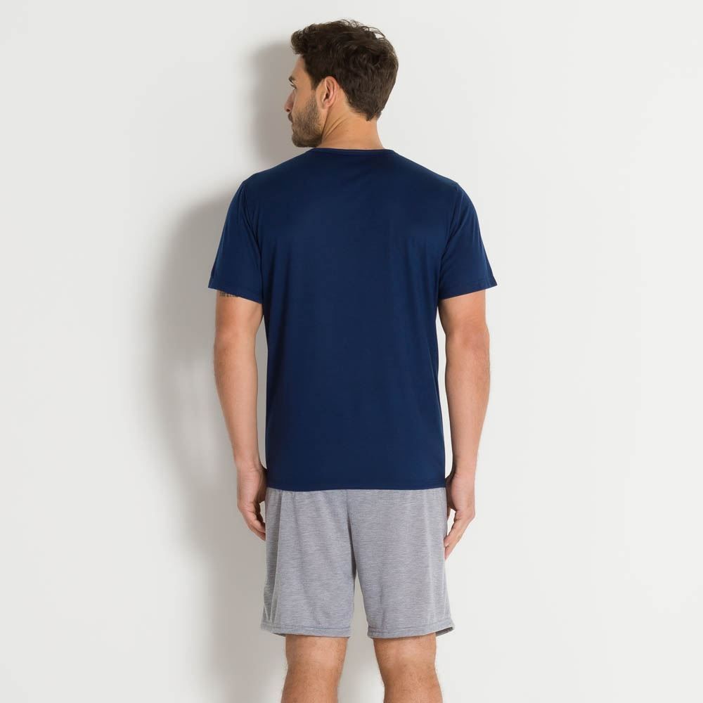 Pijama Jovem Curto Liso Marc Alain