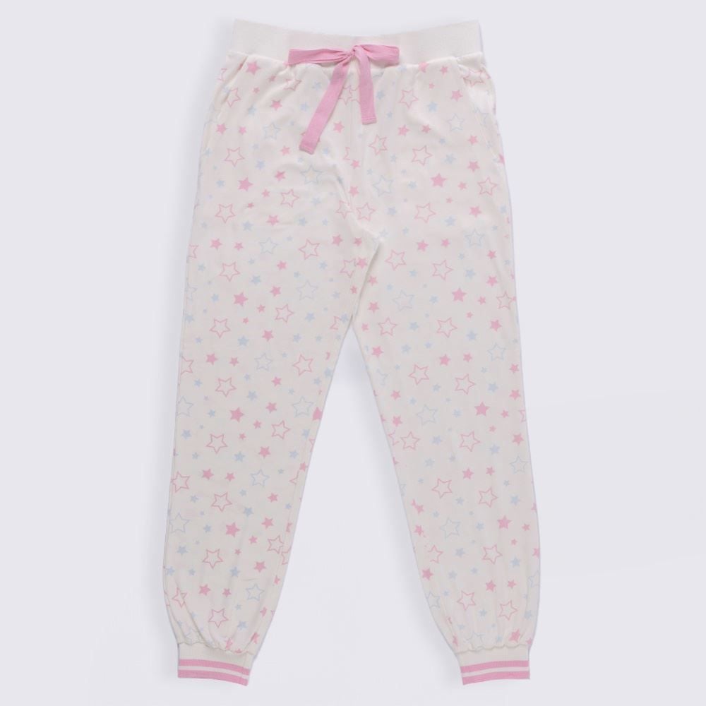 Pijama Juvenil Menina 12 a 16 Anos Peletizado Estrelas Marmelada