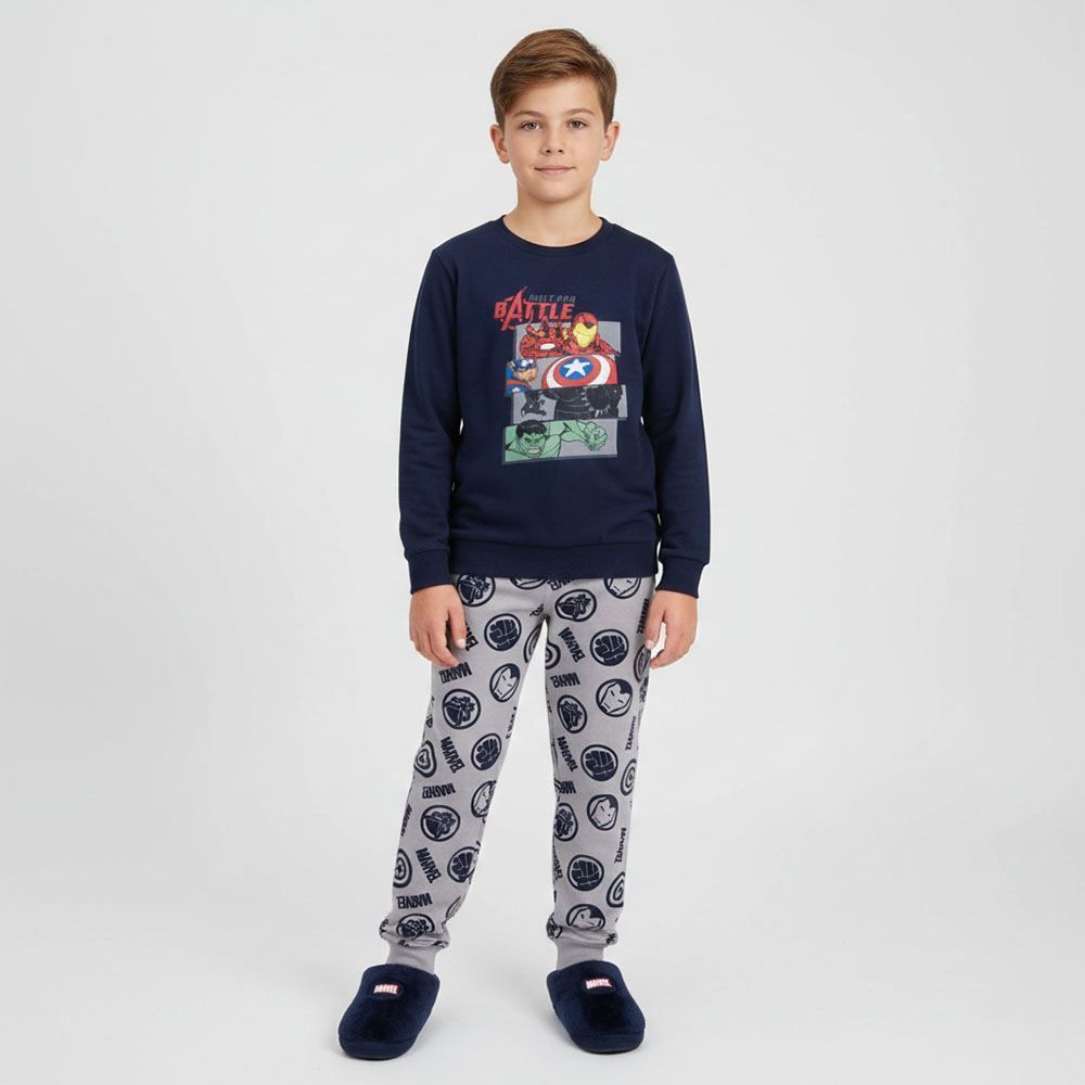 Pijama Juvenil Menino 12 a 16 Anos Peletizado Marvel