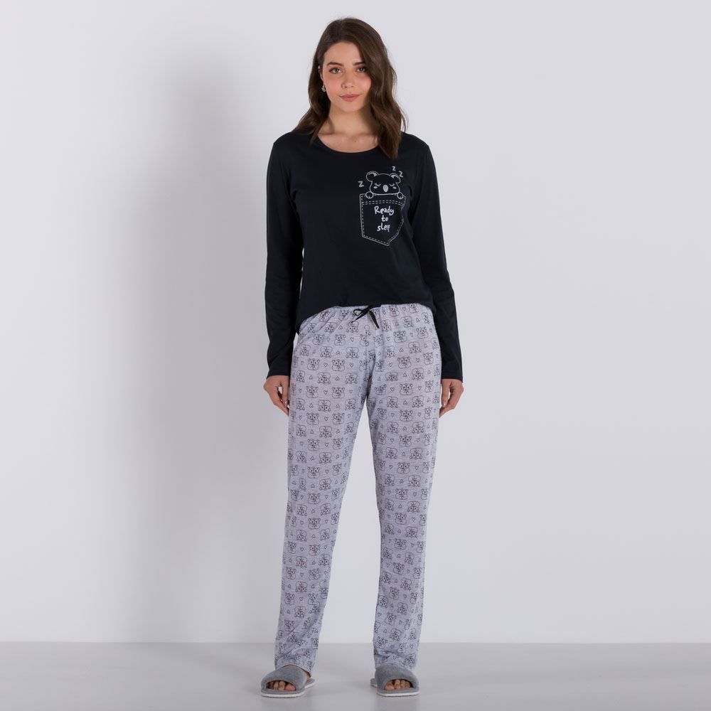 Pijama Longo Coala Holla 