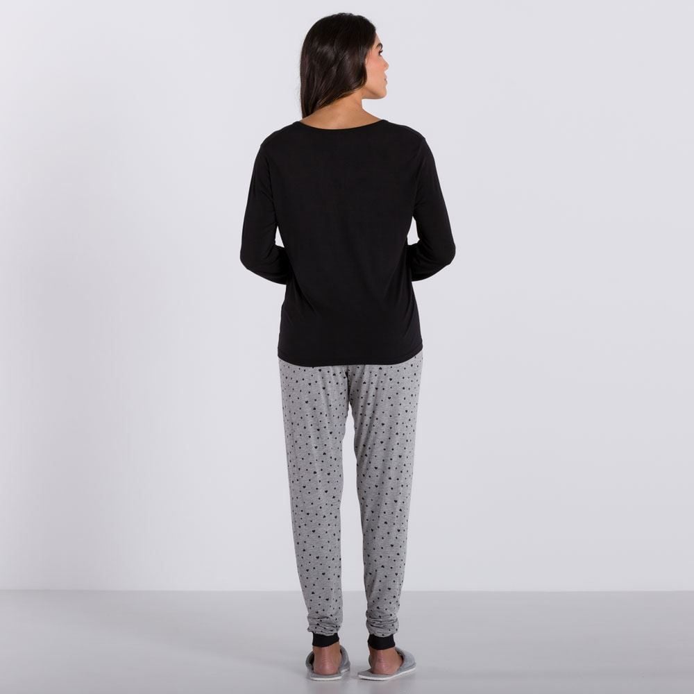 Pijama Longo de Viscose Dream Holla