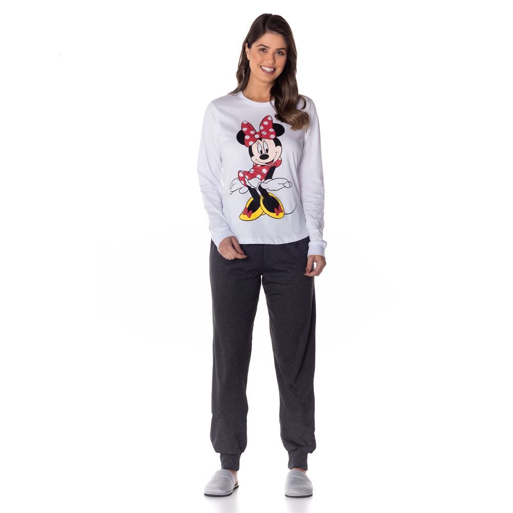Pijama Longo Minnie Disney