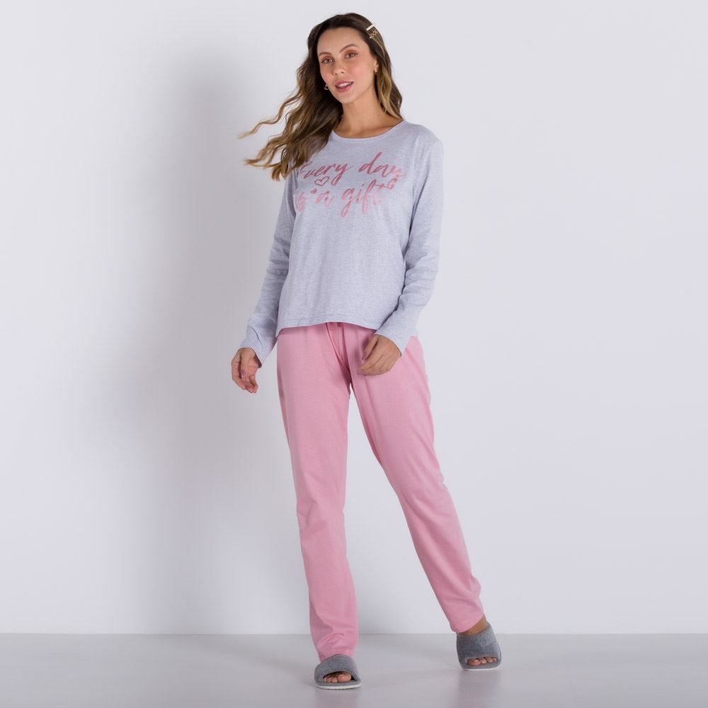 Pijama Longo Moments Holla