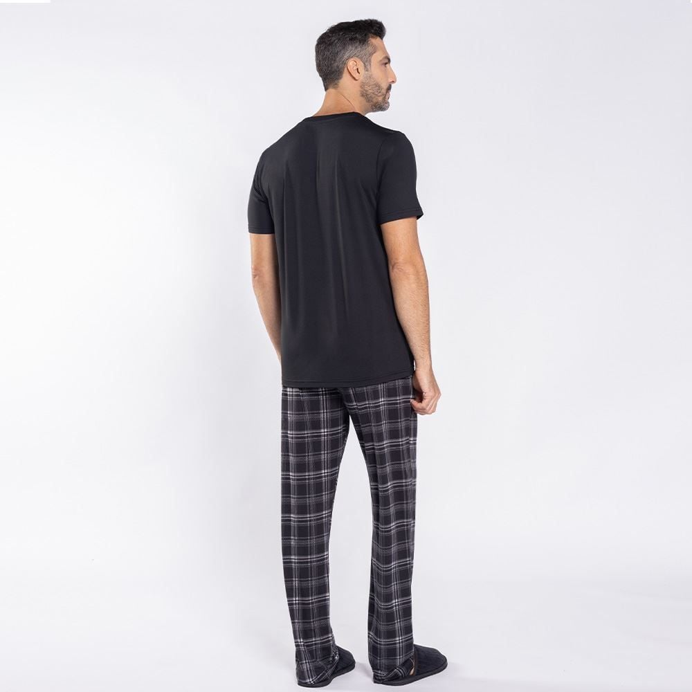 Pijama Masculino Calça e Manga Curta Marc Alain