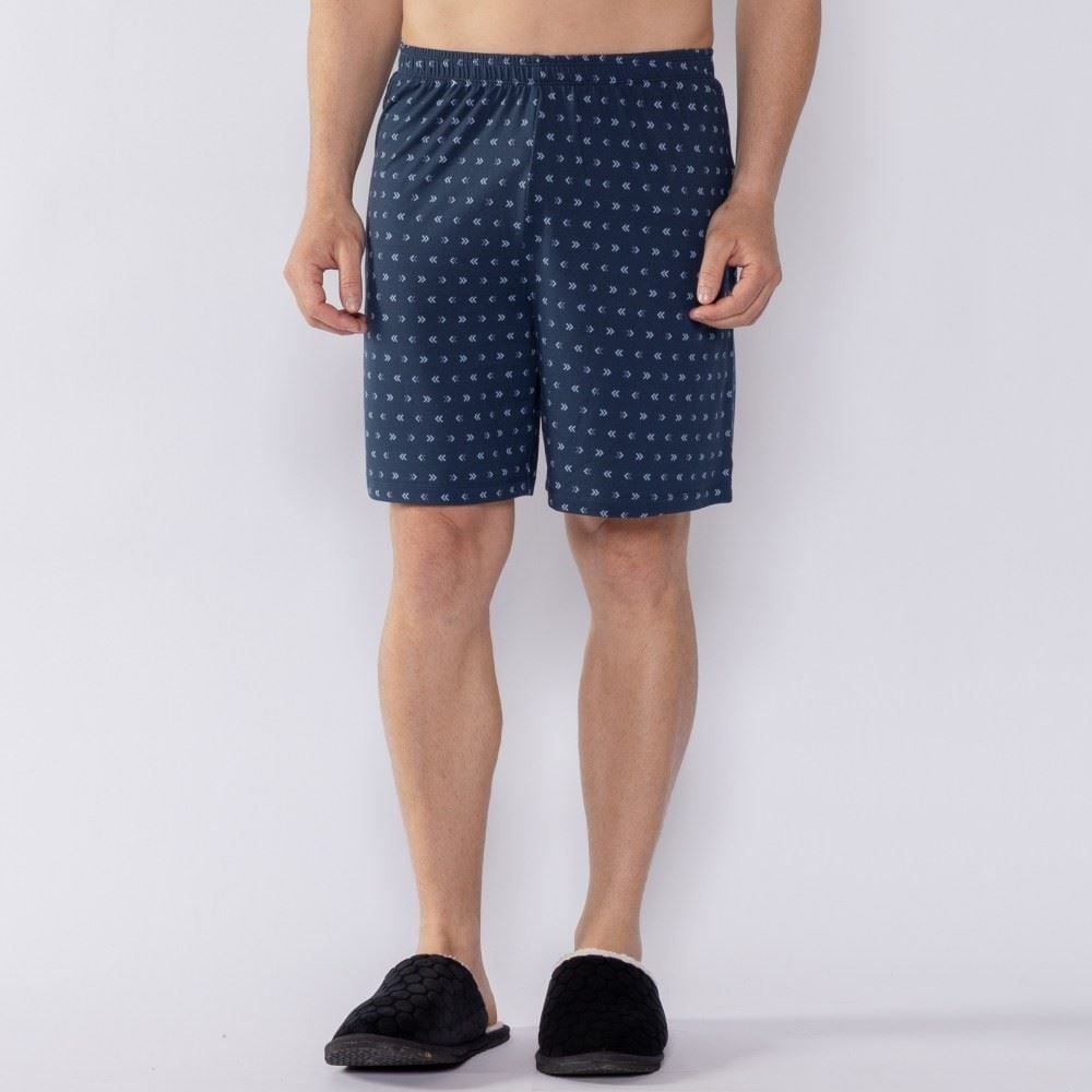 Pijama Masculino Curto Com Bolso Marc Alain