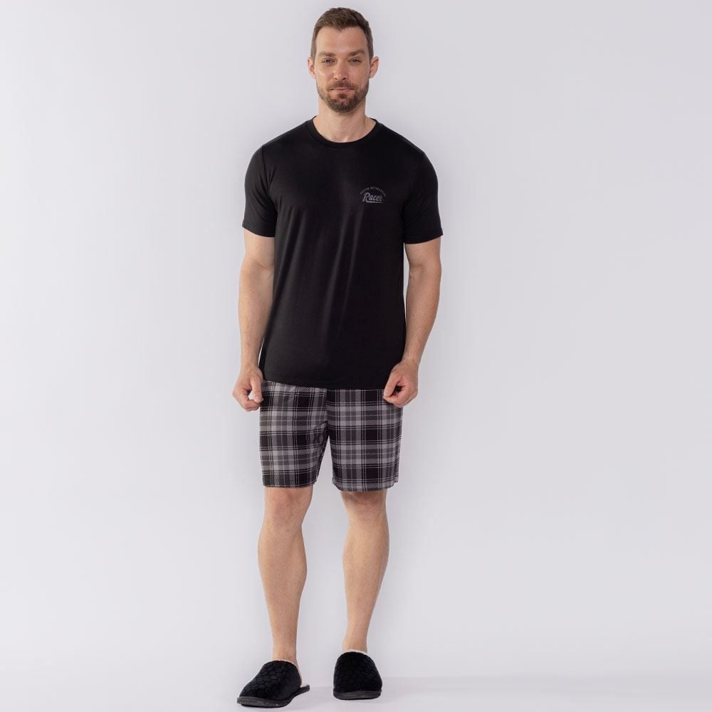 Pijama Masculino Curto Racer Marc Alain