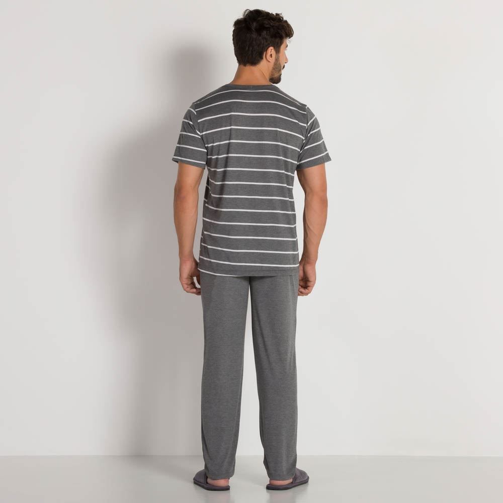 Pijama Masculino Listrado Marc Alain
