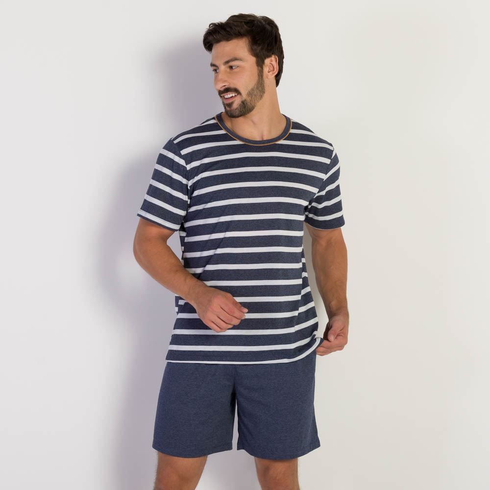 Pijama Masculino Listras Marc Alain