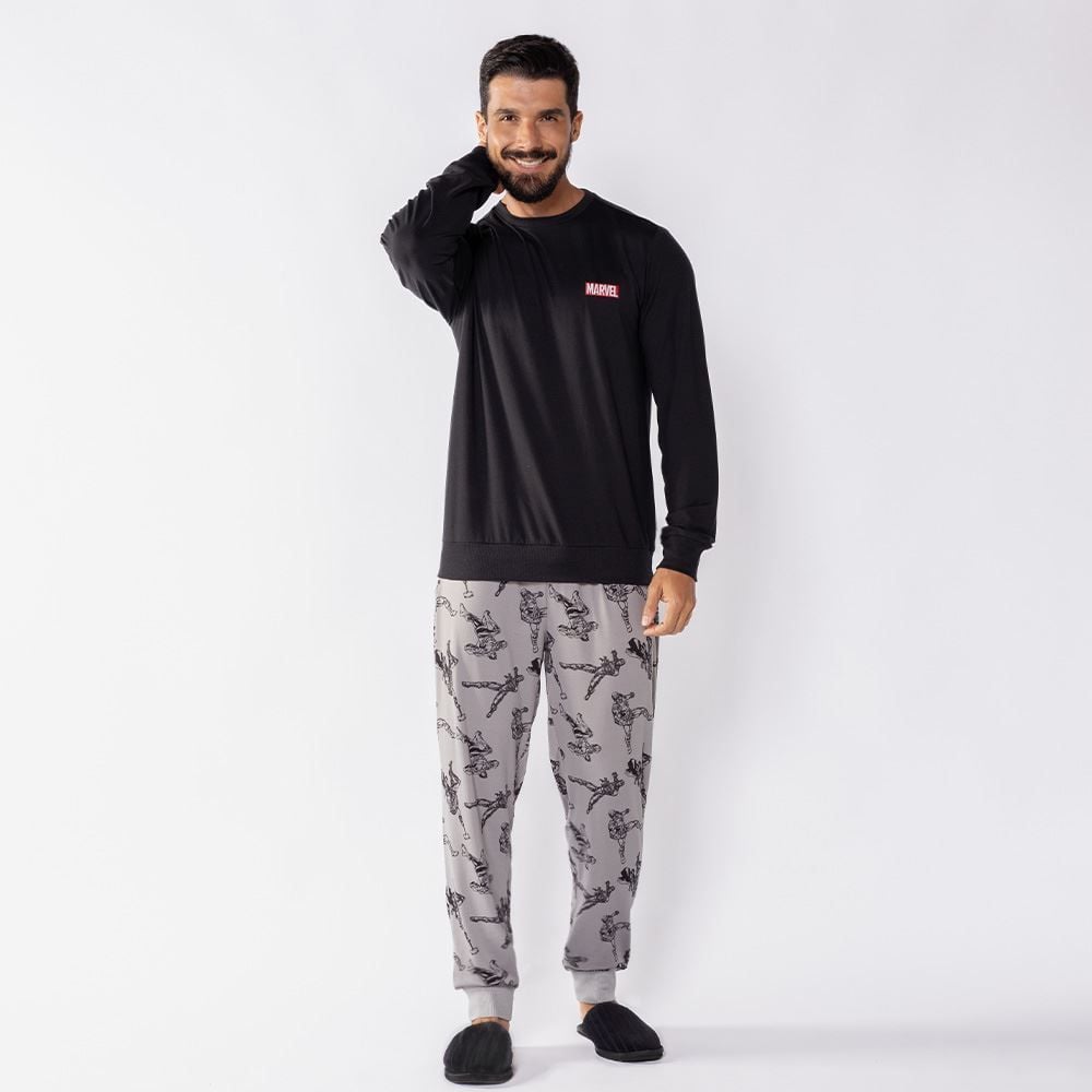 Pijama Masculino Longo Peletizado