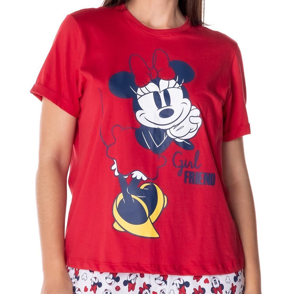 Pijama Meia Estação Minnie Mouse Disney
