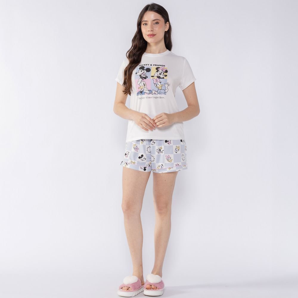 Pijama Mickey Feminino Curto Disney