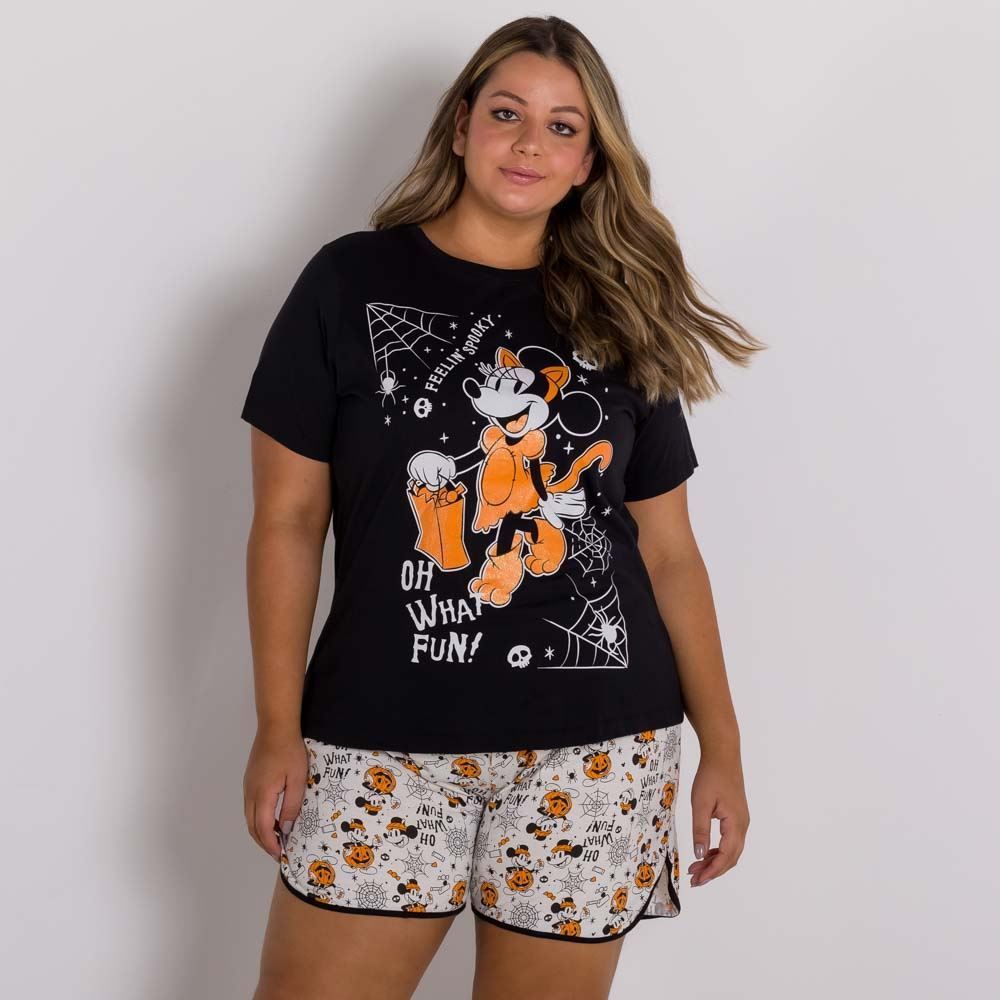 Pijama Plus Size Especial Halloween Disney