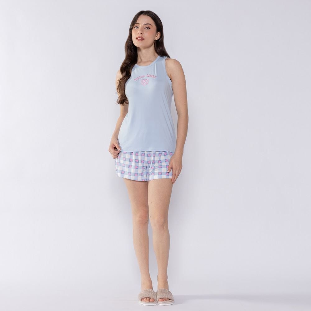 Pijama Feminino Regata Curto Camila Moretti