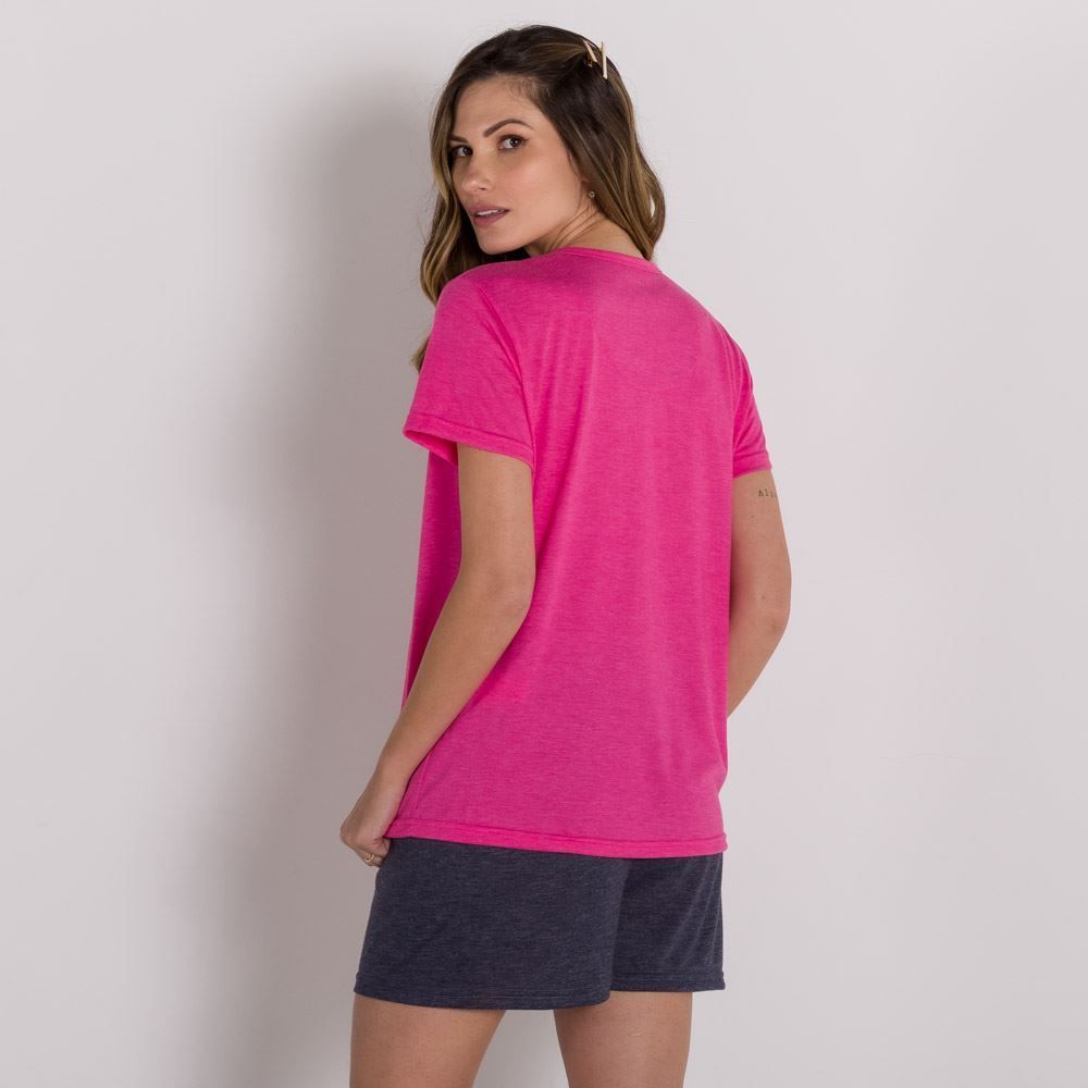 Pijama Sheep Night Com Shorts Holla