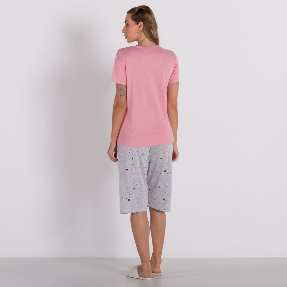 Pijama Shine Com Capri Holla