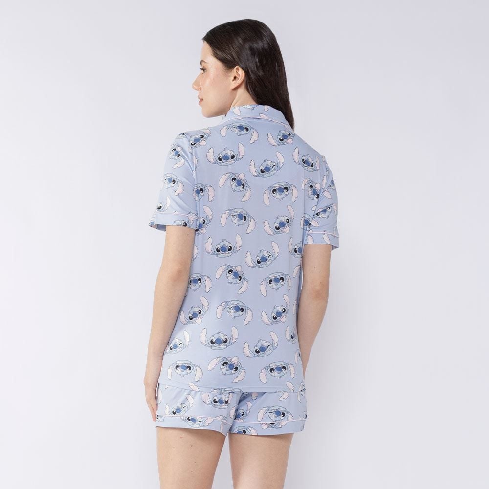 Pijama Stitch Feminino Americano Disney
