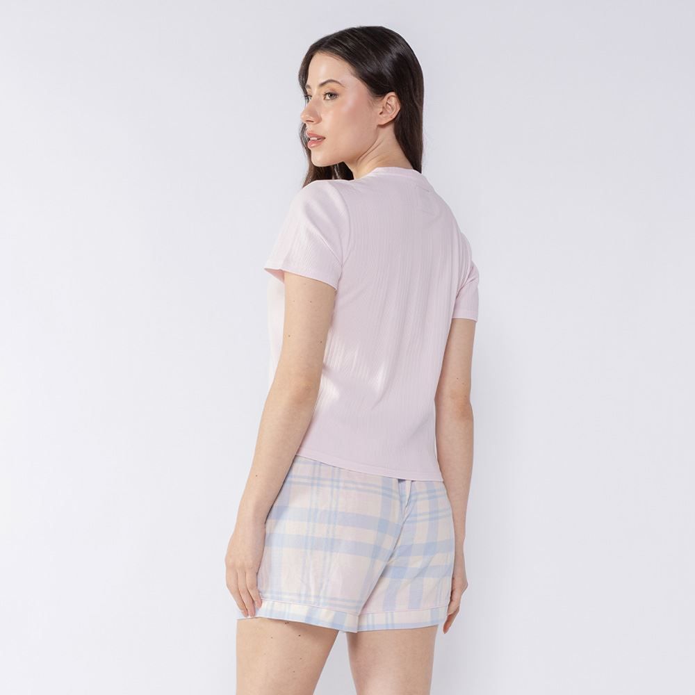 Pijama Stitch Feminino Curto Disney