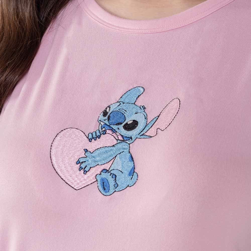 Pijama Stitch Feminino Regata Disney