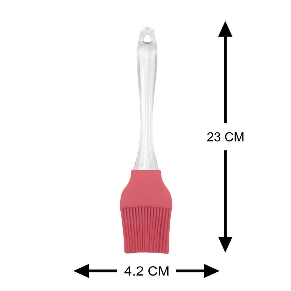 Pincel De Silicone Basic Havan Casa 23Cm - Vermelho