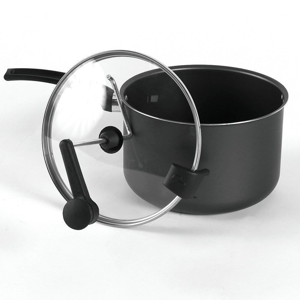 Pipoqueira Antiaderente Com Tampa De Vidro Magnific Panelux 20Cm - Grafite