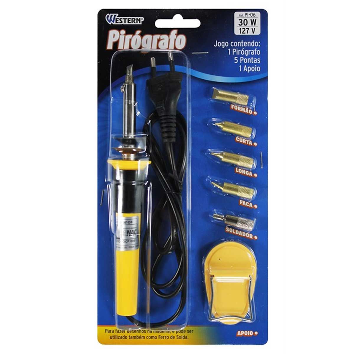 Pirógrafo PI-06 30 Watts 127 Volts Western - 127V