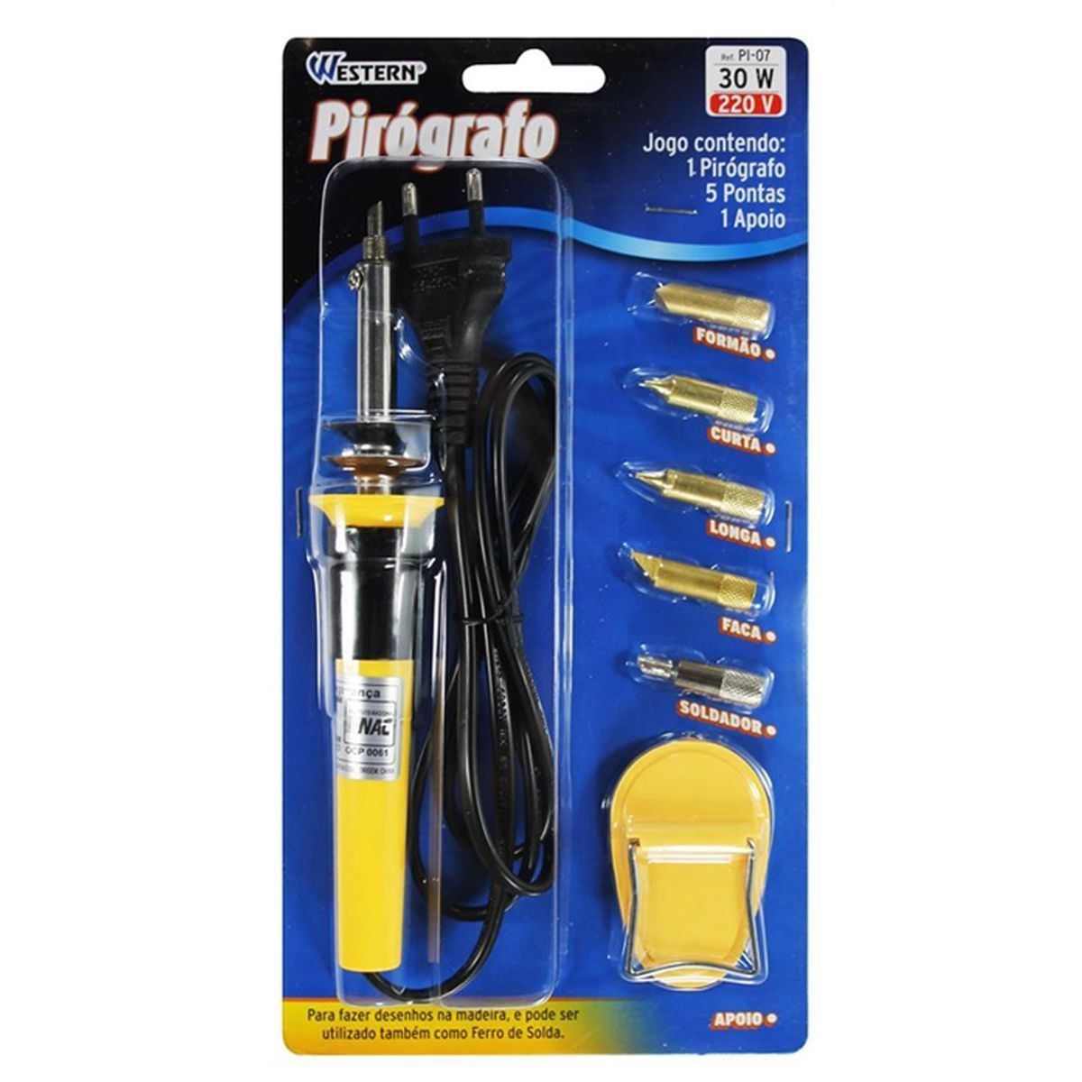 Pirógrafo PI-07 30 Watts 220 Volts Western - 220V