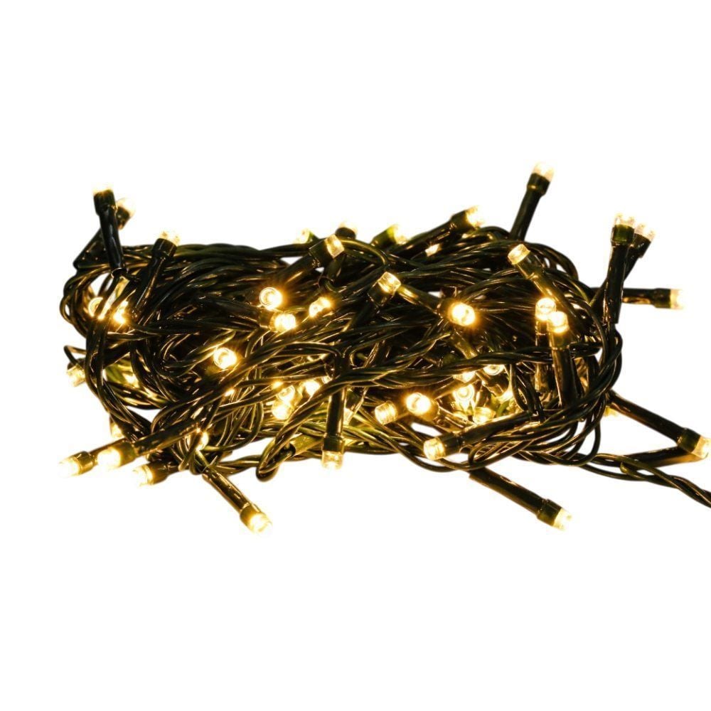 Pisca-Pisca De Natal 100 Leds 3000K 8 Funções Taschibra - 127 V