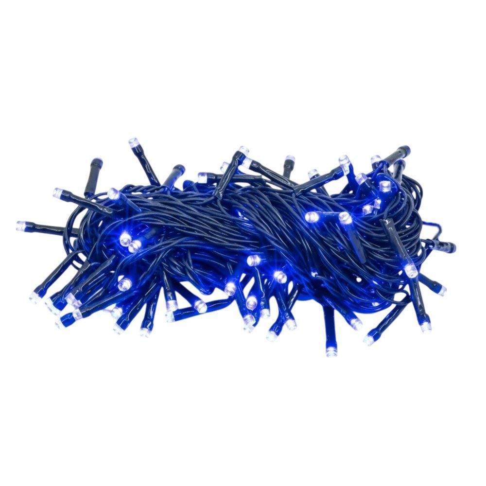 Pisca-Pisca De Natal Azul 100 Leds 8 Funções Taschibra - 220V