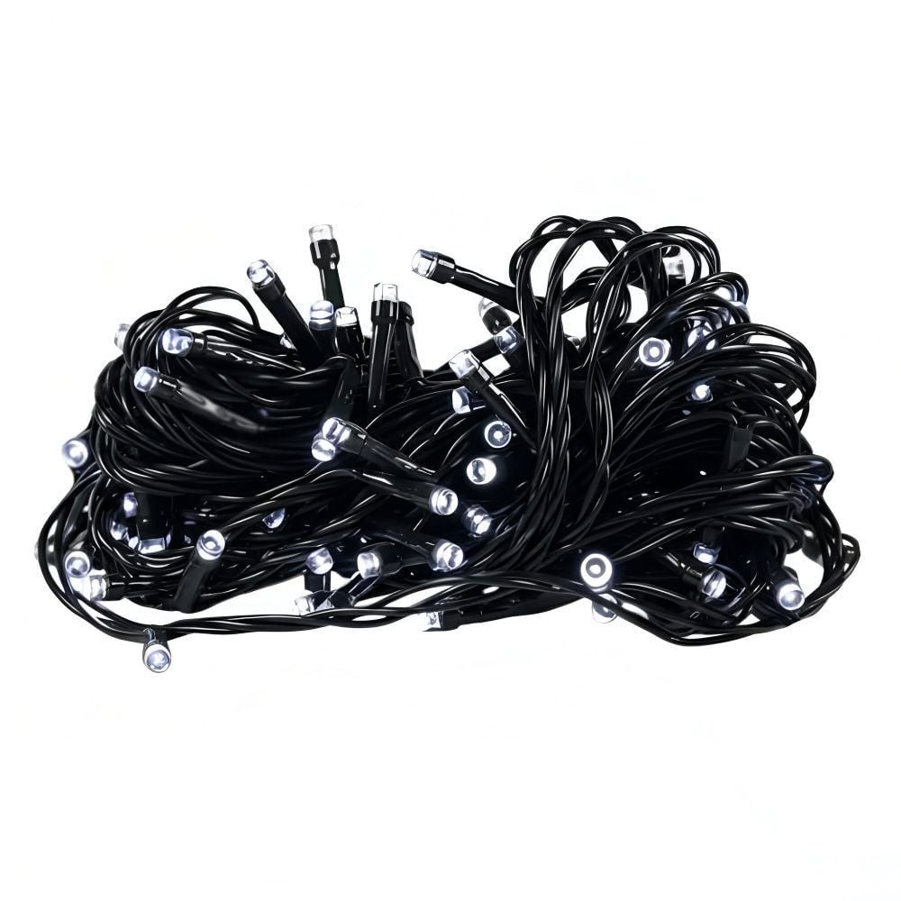 Pisca-Pisca de Natal Branco 8 Funções 100 Leds Taschibra - 127 V