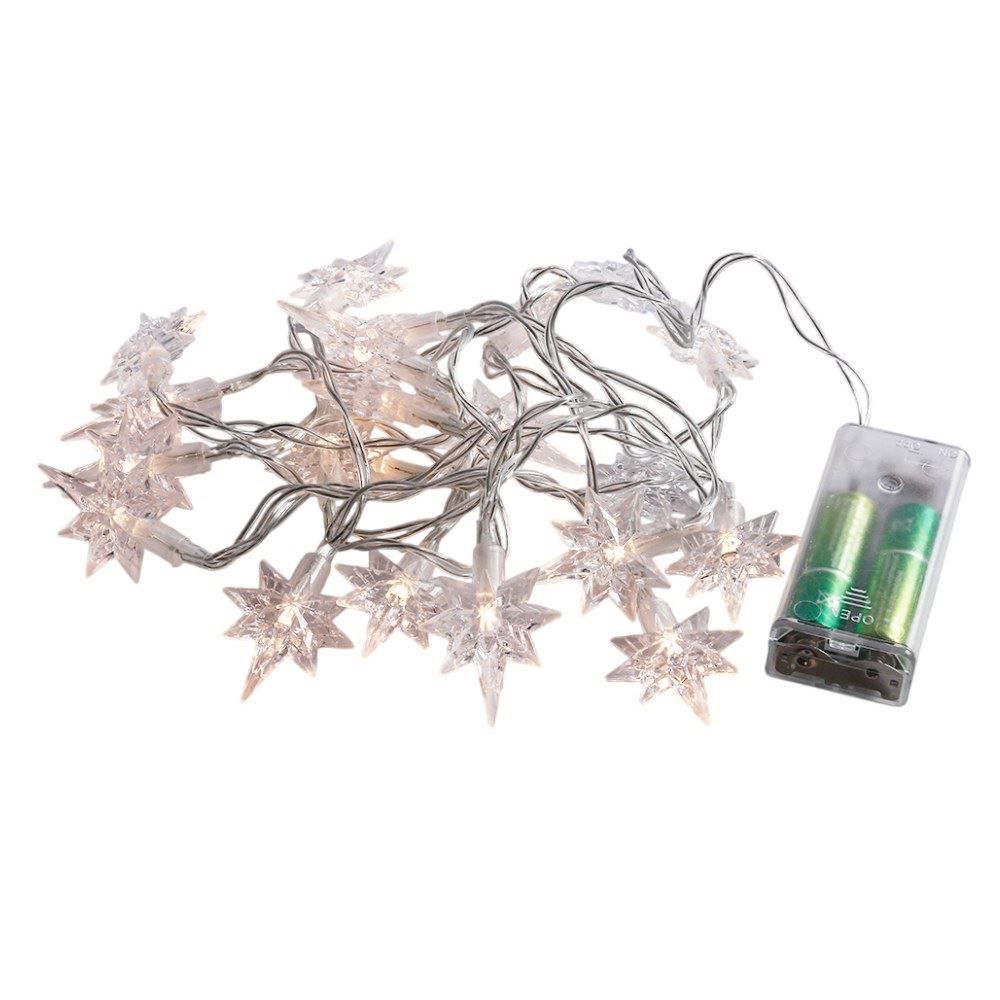 Pisca-Pisca de Natal Estrelas 20 Leds 2M Havan Casa - Transparente