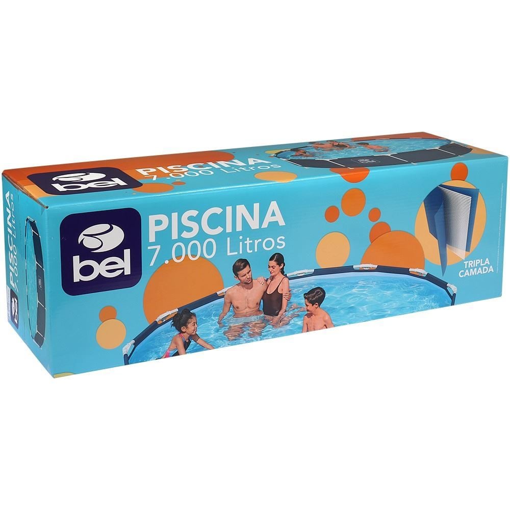 Piscina Armação 7.000 L - 3,66 m X 76 cm