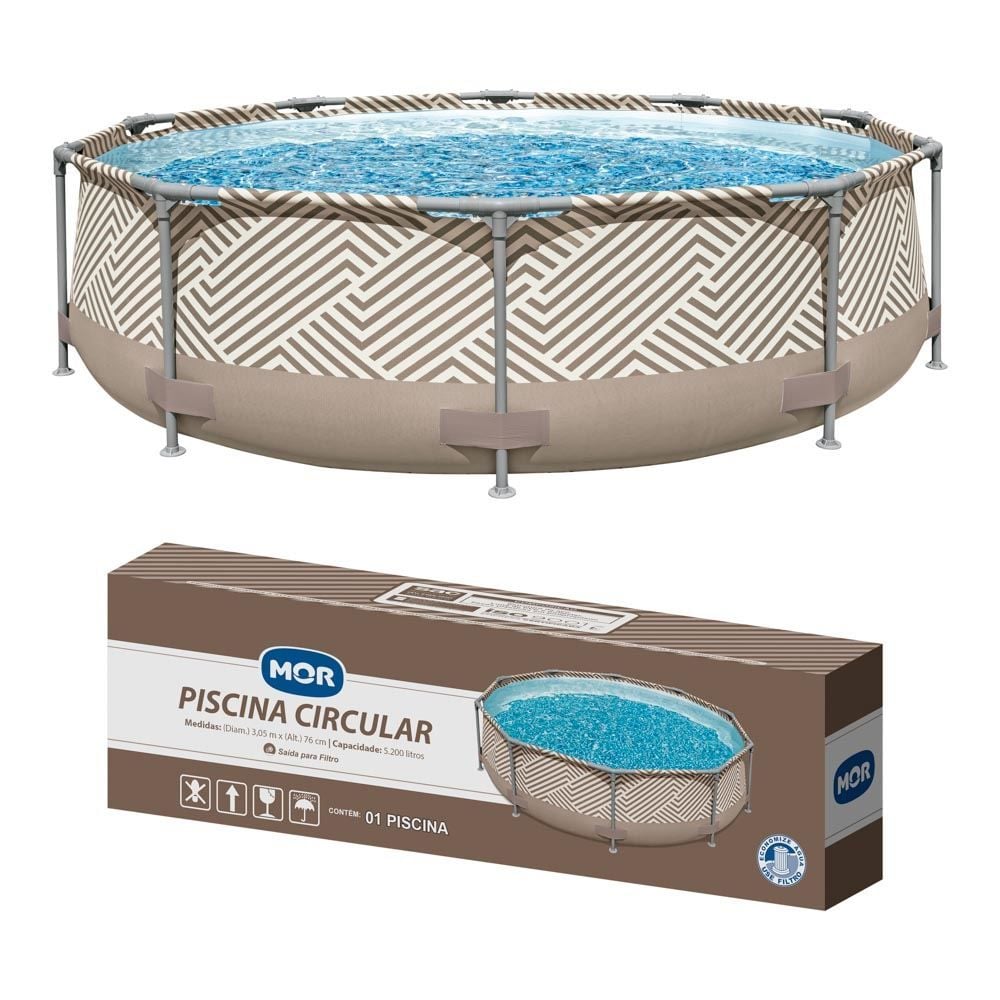 Piscina Circular 5.200 L Mor