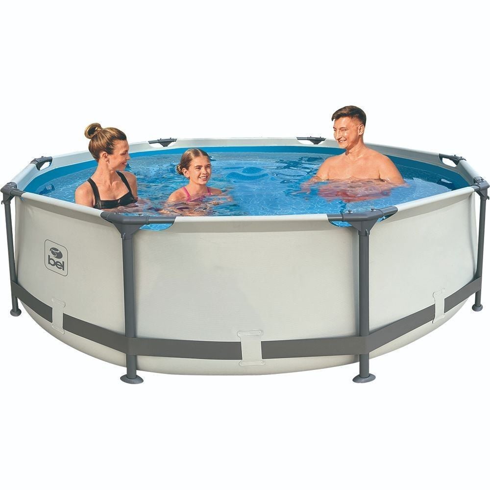 Piscina de Armação 5.000 Litros Cinza Bel