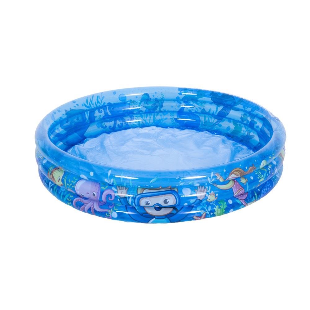 Piscina Redonda para Bebês Master Beach 165 Litros - Azul