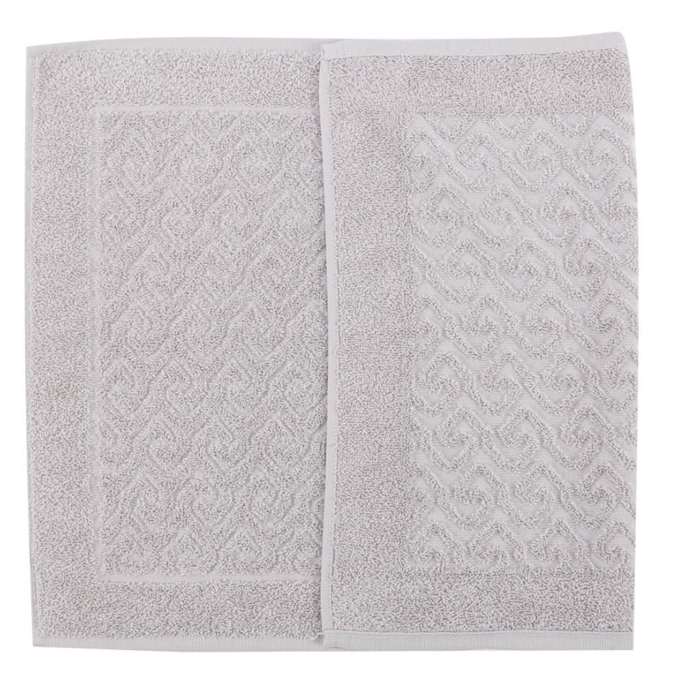 Piso Atoalhado 50X70 Cm Spazio Havan - Prata