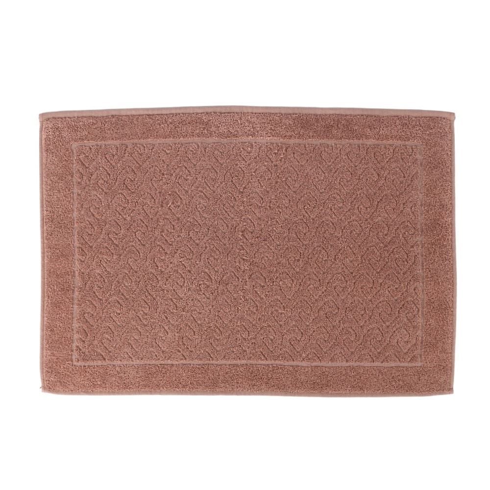 Tapete Piso Atoalhado para Banheiro 45X68 cm Spazio Havan - Malva Doce