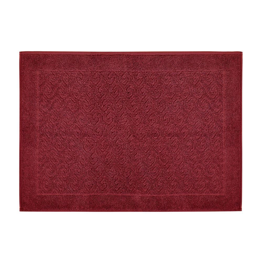 Piso Atoalhado 45X68 cm Spazio Havan - Vinho Nobre